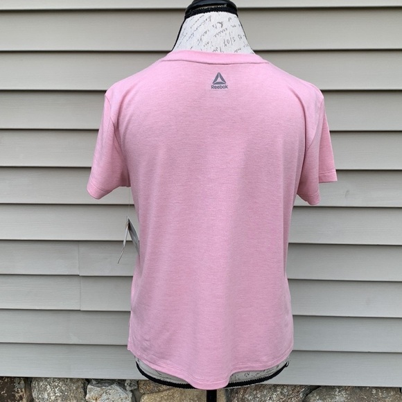 REEBOK Zephyr Heather Relaxed Glow Crop Tee - Picture 8 of 14